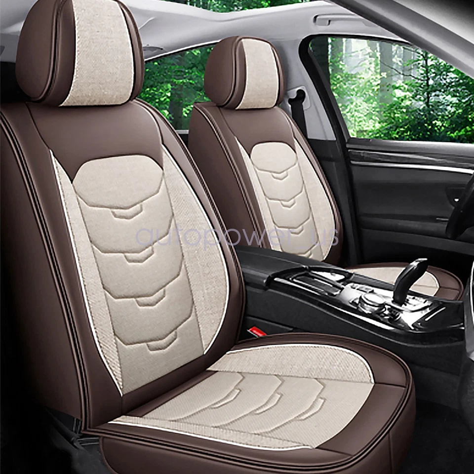 For Dodge Ram 1500 2009-2023 2500 3500 5-Seats Car Seat Covers Full Set Cushion - Image 3 of 4