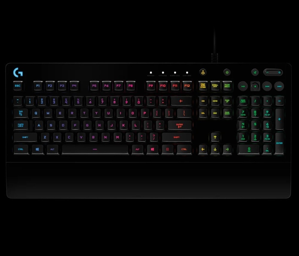 Logitech G213 Prodigy Gaming Keyboard RGB, Black