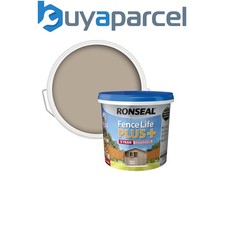 Ronseal 38396 Fence Life Plus+ Warm Stone 5 litre RSLFLPPWS5L