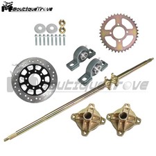 44" Rear Live Axle Wheel Hub Fit For Go Kart Golf Cart buggy Quad Complete Kit