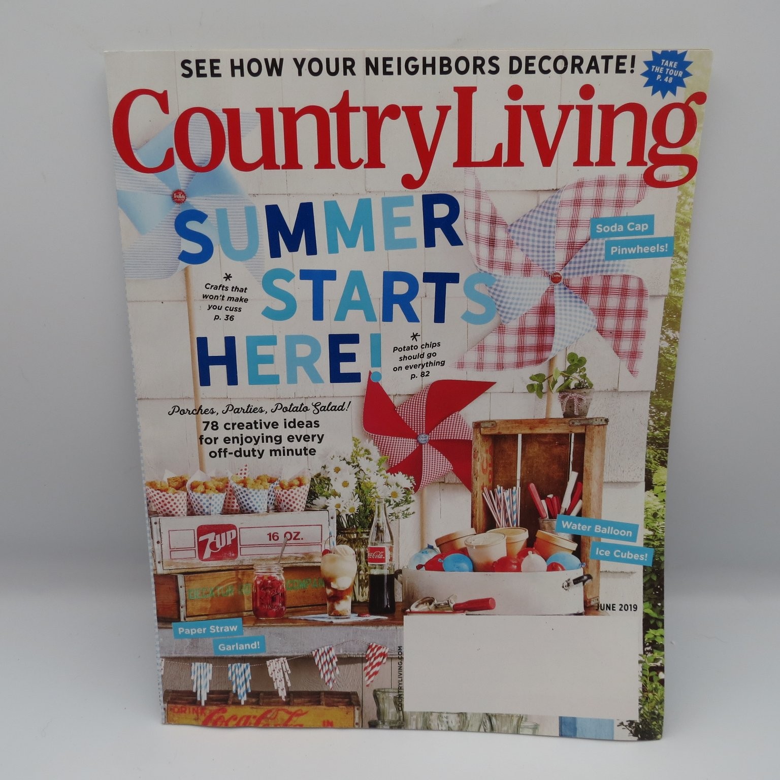 Country Living June 2019 Summer Starts Here! Magazine Home Decorating