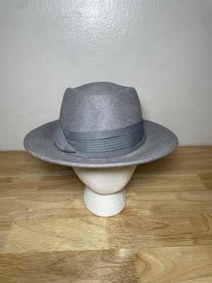 International Stefano Sportswear 100% Wool Fur Felt Fedora Lancaster Made In USA