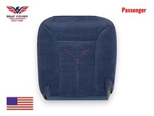 1995-1999 For Chevy Tahoe Suburban Lt Blue Cloth Passenger Bottom Seat Cover