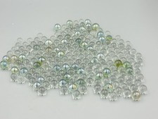 Collection of Clear Glass Marbles 1/2 Inch Diameter 1 3/4 Lb
