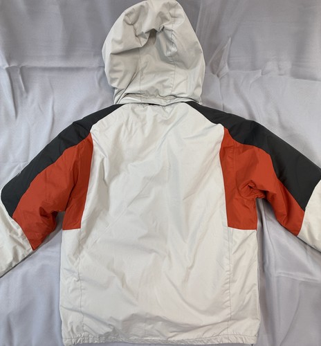 Free Country Jacket Mens Large Gray Red Black FCXtreme Hooded Winter Coat - Picture 15 of 16