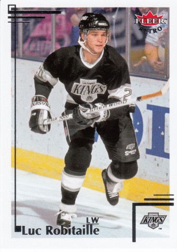 2012 Fleer Retro Luc Robitaille #57 card