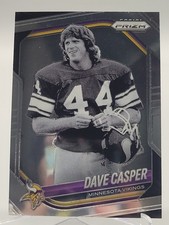 2025 PRIZM DAVE CASPER FOOTBALL CARD VIKINGS NFL 256 panini 