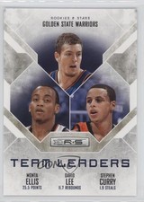 2010 Rookies & Stars Team Leaders Gold Monta Ellis David Lee Stephen Curry 0c3