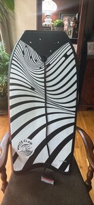 White Claw Premium Foam Bodyboard 37" Ltd Ed B. Monroe Wave Art Boogie Board