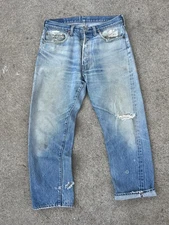 Vintage 1970s Levi’s 501 Redline Selvedge Denim Jeans Made In USA | 32x27