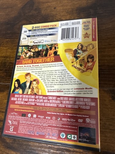 Lemonade Mouth (DVD, 2011, 2-Disc Set) Like New EUC - Picture 2 of 7