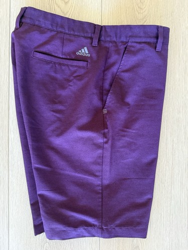 Adidas Mens Golf Purple Shorts Size 32