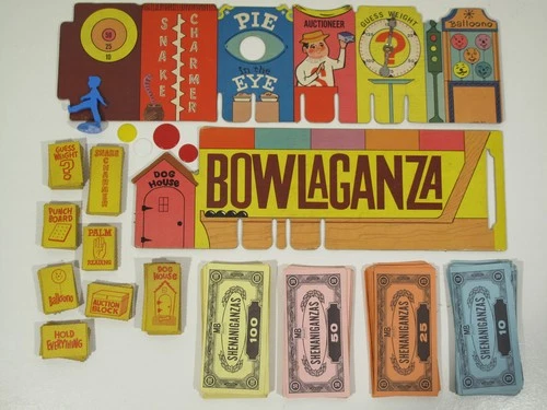FOR PARTS Shenanigans VTG Board Game Milton Bradley 1960's Ages 5+ TV Show READ