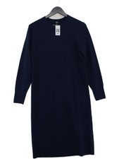 Uniqlo Jumper Midi Dress UK12 in Blue