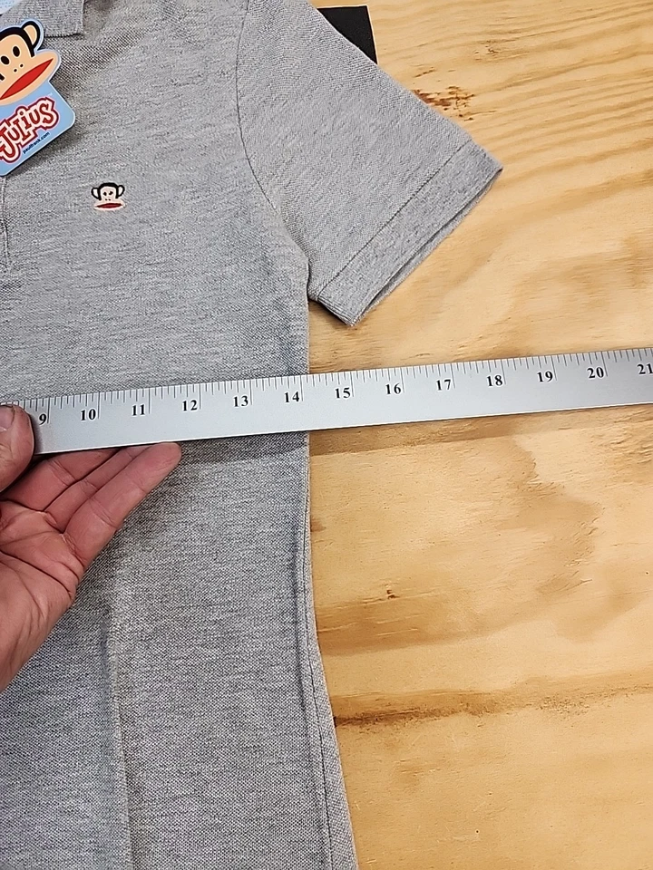 Polo Paul Frank Julius Mono Logo Gris Tejido Algodón Niñas Juniors Pequeño Foto 3 de 4