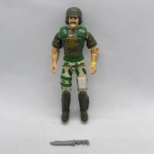 GI JOE BACKBLAST 1993 HASBRO Vintage 3.75 ACTION FIGURE W/ KNIFE