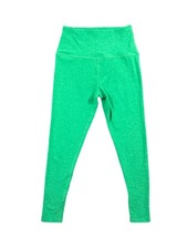 Beyond Yoga Spacedye Walk  Talk High-Waisted Capri Leggings Bright Green Sz M