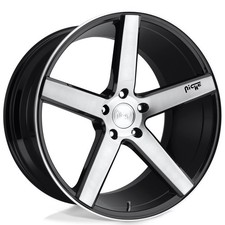 19x8.5 Niche Wheels M124 Milan Gloss Black Brushed Rims 5x114.3 Et35 1pc 19x8.5 Niche Wheels M124 Milan Gloss Black Brushed Rims 5x114.3 Et35 1pc