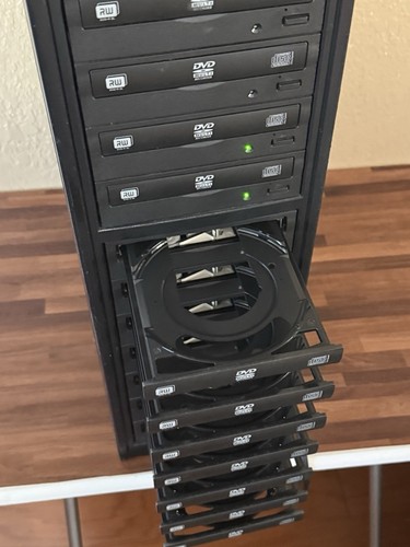 Used DISC DUPLICATION TOWER 1 - 11 DVD/CD DUPLICATOR - Makes Up To 11 Copies - Afbeelding 5 van 8