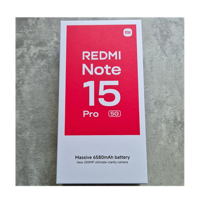 Xiaomi Redmi Note 15 Pro 5G 8GB RAM 256GB Schwarz 200MP 6580mAh SIM-frei