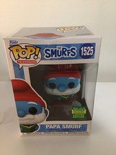 Funko POP PAPA SMURF #1525 2024 Summer Convention Exclusive With Protector