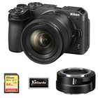 Nikon Z30 Mirrorless Camera with 12-28mm Lens + FTZ II Adapter Bundle