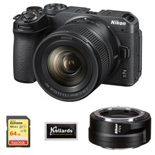Nikon Z30 Mirrorless Camera with 12-28mm Lens FTZ II Adapter Bundle