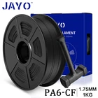 JAYO 3D Printer Filament PA6-CF 1KG 1.75mm Made of 20% Carbon Fiber 80% PA Nylon