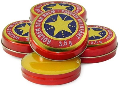 4x (4Stück) Balsam Golden Stern Balm Aroma Therapie zolotaya zvezda 4x 3.5 Gramm