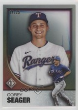 2023 Topps Transcendent Collection Icons Chrome 4/25 Corey Seager #10 1d59