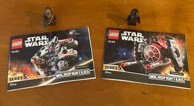 LEGO Star Wars 75193 and 75194: Microfighter Complete Sets EUC