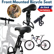 NEW Bike Front Mounted Child Seat Kids Top Tube Bicycle Detachable Child Armrest