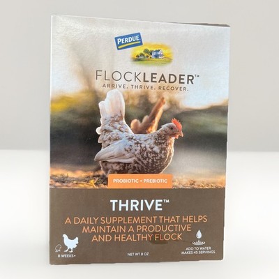 FlockLeader THRIVE Poultry Supplement 8 Oz By Flock leader - Free Shipping -