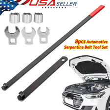 Serpentine Belt Wrench Tool Belt Remove And Install Kit - Universal 38 12set