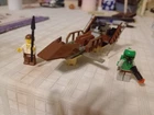 Lego Star Wars 7104 Desert Skiff with bob and han mini figure