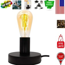 Industrial Chic E26/E27 Ceramic Desk Lamp - Touch Switch, Compact Antique Design