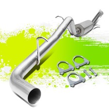 Stainless Steel Catback Muffler Exhaust 2.5" Piping for 04-12 Colorado Canyon