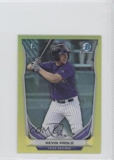 2014 Bowman Chrome Minis Yellow Refractor 10/25 Kevin Padlo #132 1h5