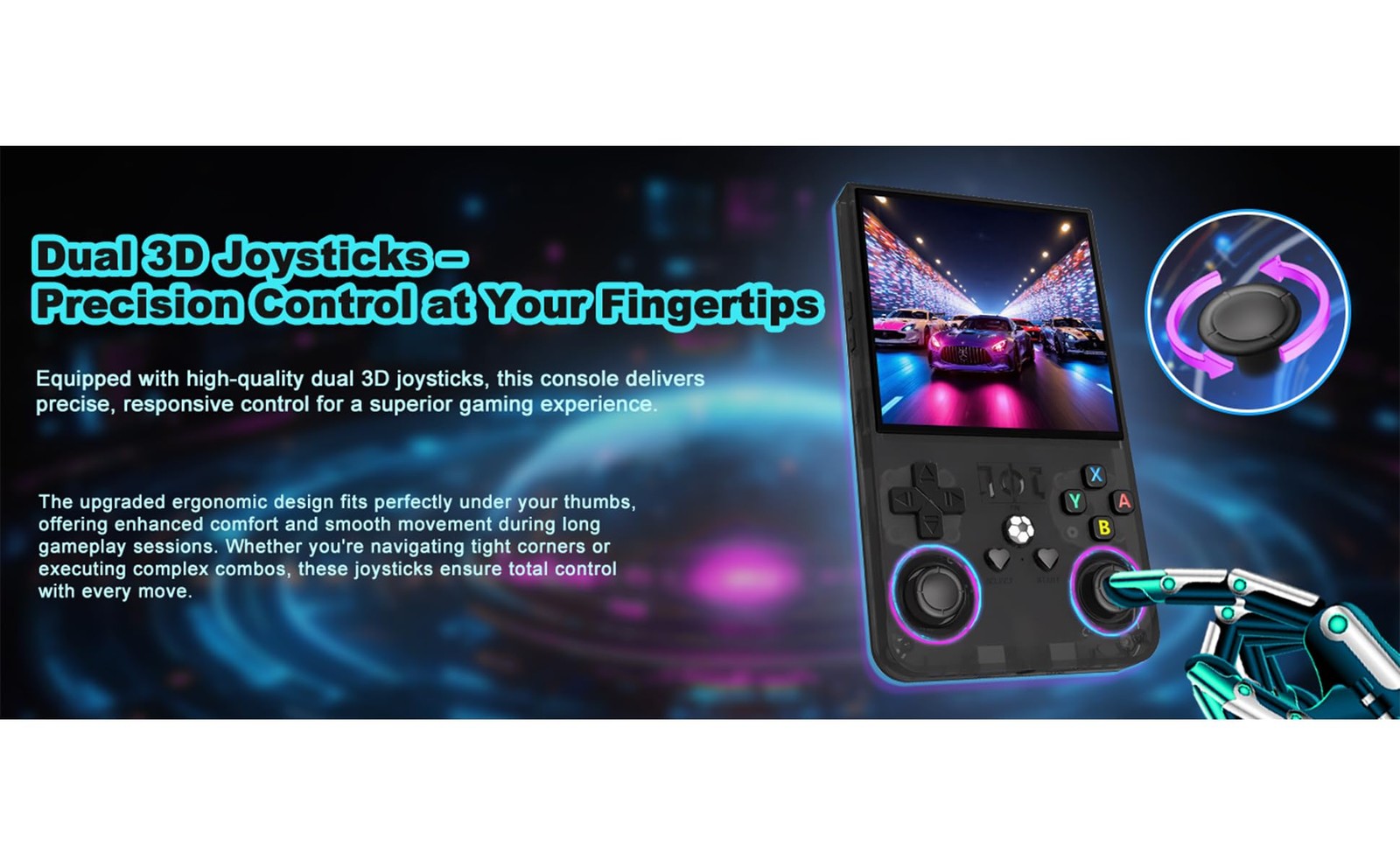 R36s max Retro Gaming Console Handheld Game Console , Game Emulator Handheld ...