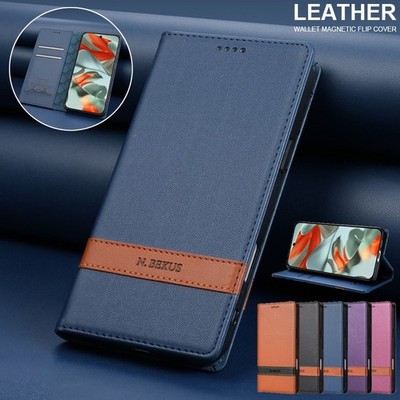 Fr Xiaomi 17T 15T Pro Redmi Note 15 14 13 Magnetic Case Leather Wallet Cover&
