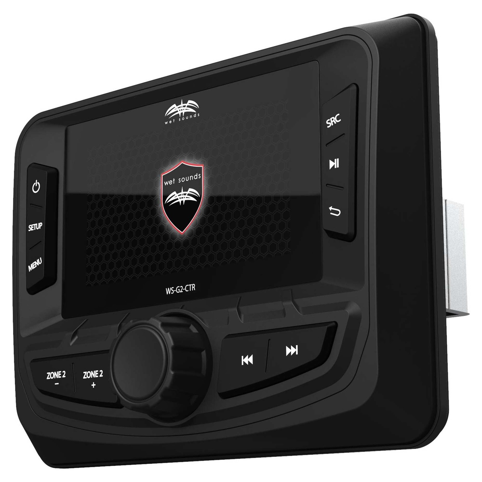 Wet Sounds WS-G2-CTR Wired Transom Remote with Full Color Di