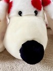 Fiesta Laydown Bean Bag Dalmatian Jacquard Heart Dog Plush 22" — photo 3
