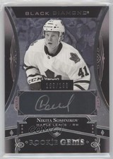 2016 Black Diamond Rookie Gems Pure Signatures 109/199 Nikita Soshnikov Auto xp6