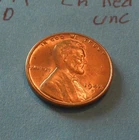 1944 D  CHOICE RED UNCIRCULATED   WHEAT CENT  #1