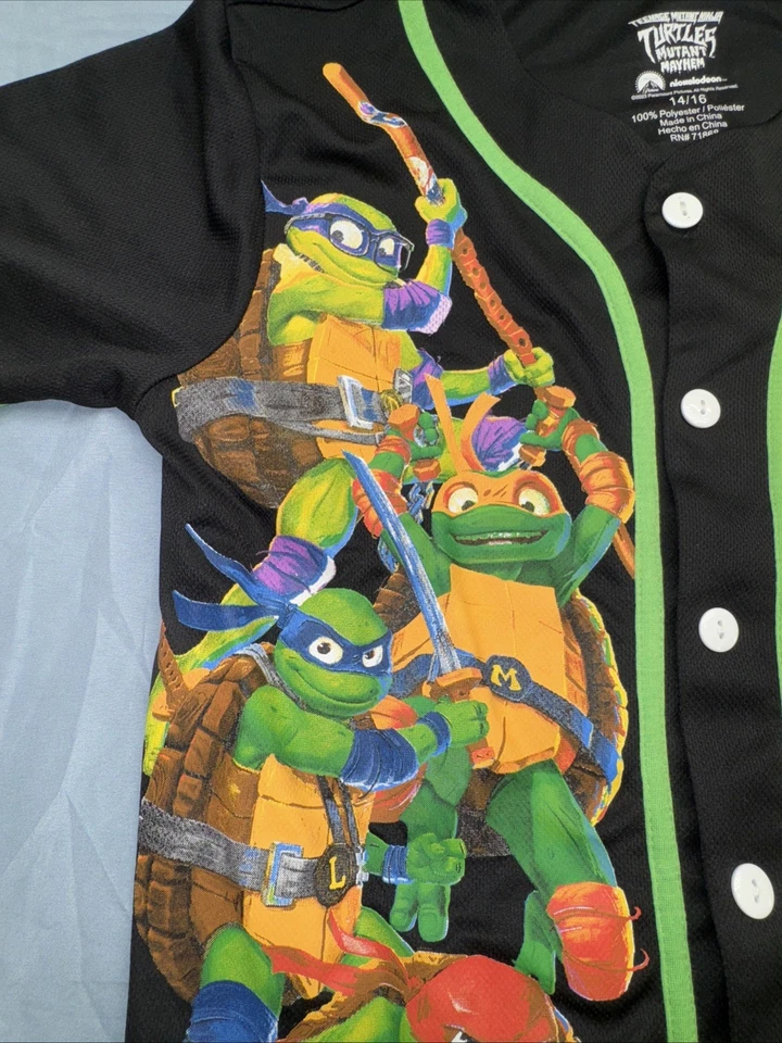 TMNT 忍者神龟变种人 Mayhem 男孩 14-16 码 — 第 4/4 张图片