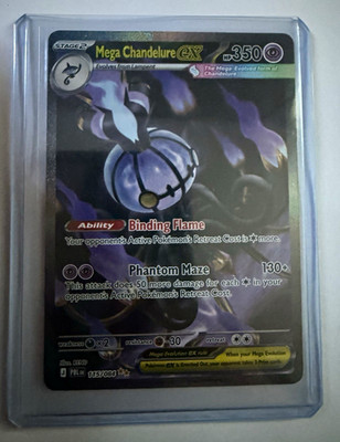 Pokémon Mega Chandelure EX 115/084 Pitch Black SIR