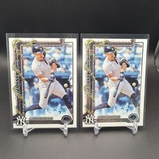 2025 Topps Holiday Baseball #H29 Giancarlo Stanton - New York Yankees (2) Cards