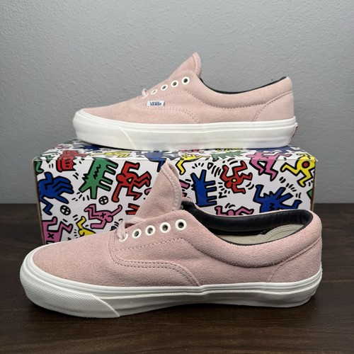 VANS Vault OG Era LX Pink Suede Pale Dogwood Pig Skateboarding Shoes Mens 8.5 - Picture 9 of 10