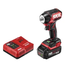 Skil Pwr Core 20 Compact 20V Brushless Impact Wrench 3 8 Inch 170 Ft Lbs Torque
