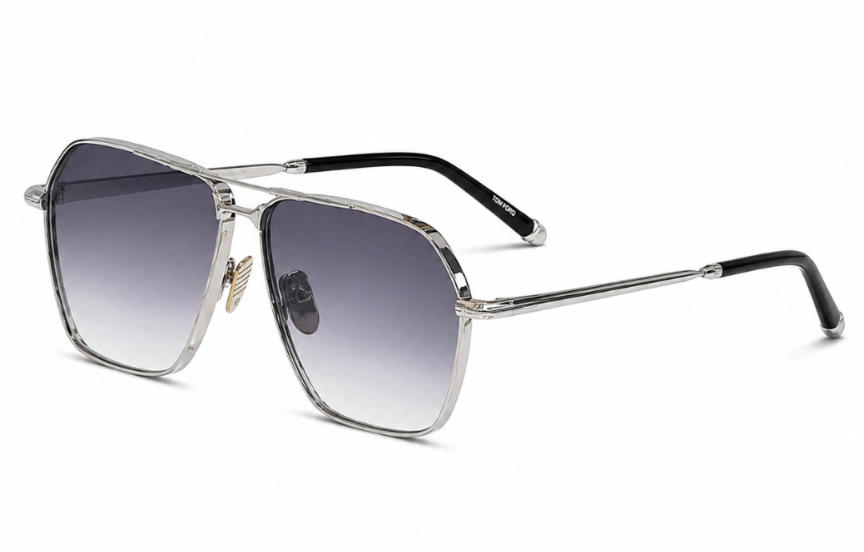 Jacques Marie Mage STELLAR Sunglasses Silver/Gray 61-12-140mm With Case New